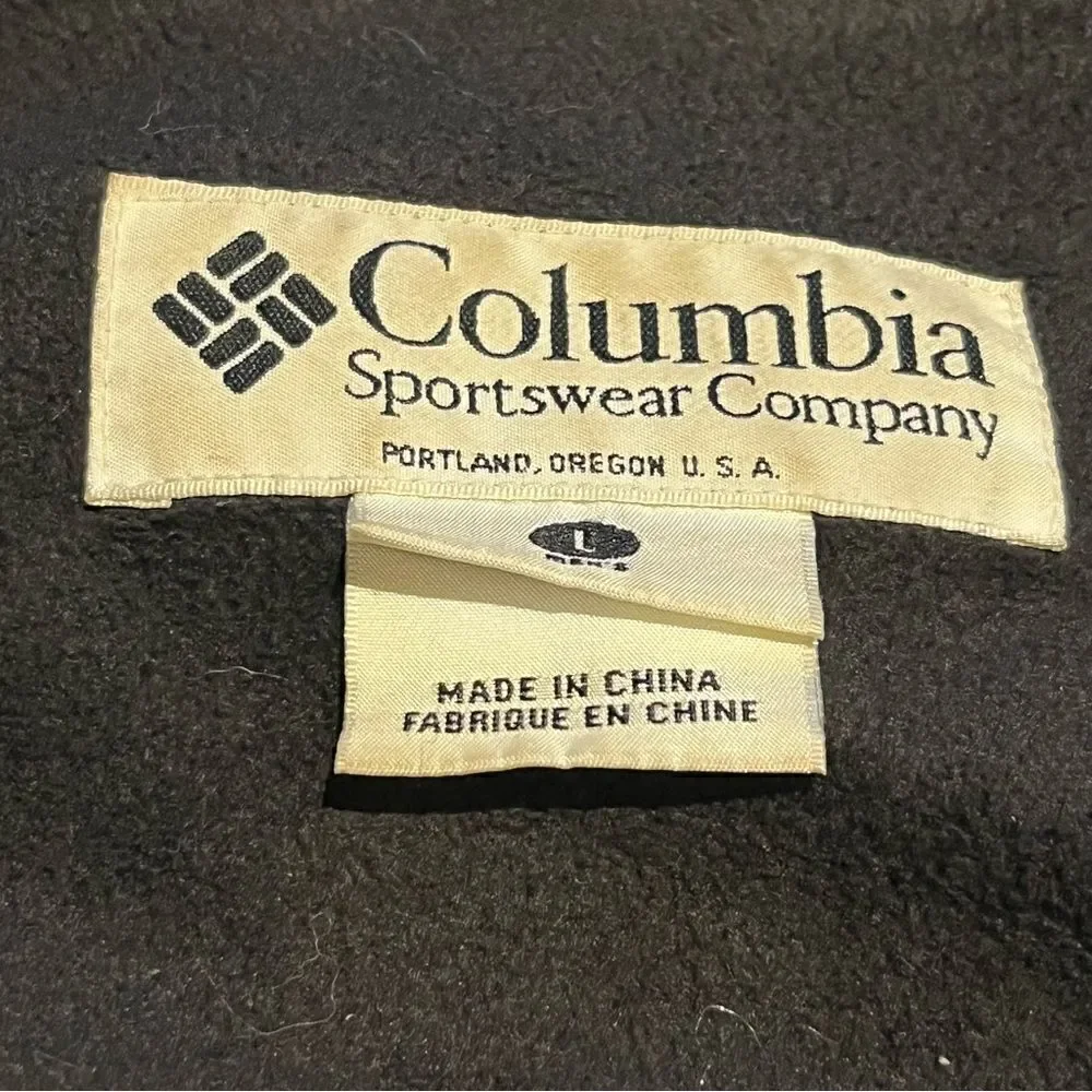 Columbia Men's Coat Large Black and Olive Green